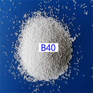 Wholesale 700HV Ceramic Blasting Media Zirconium Silicate Beads JZB40 JZB60 JZB120 Metal Surface Finish from china suppliers