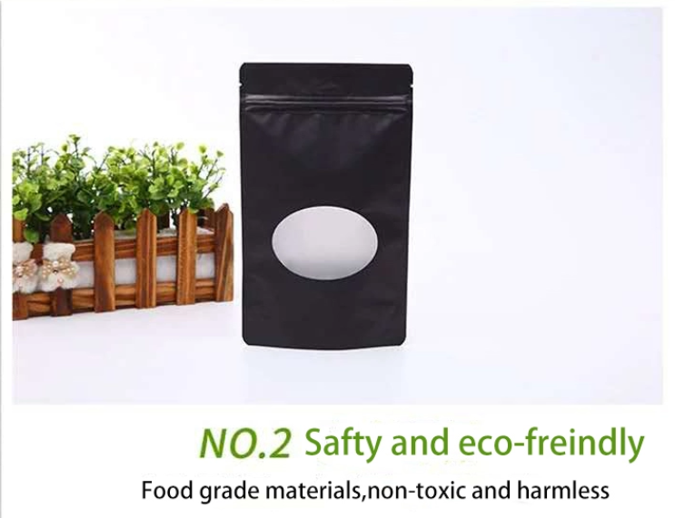 Recyclable 110 Micron Foil Ziplock Bags With Window