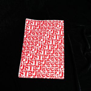 Wholesale custom printing logo eco-friendly biodegradable fried burger sandwich