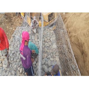 Flood Control Stainless Steel PVC Coated Gabion Box