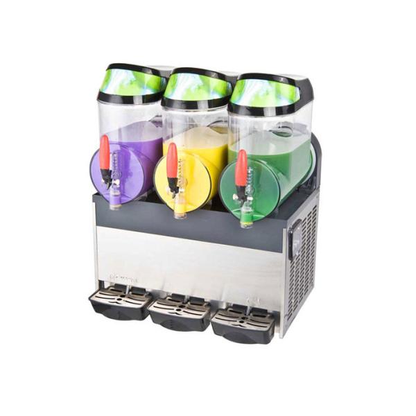 10L×3 500W Commercial Ice Slush Machine For Party 3 Tanks Slush Machine With Low