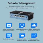 Eight Ethernet Router Mini PC With DDR4 16GB RAM And Celeron 3865U Processor