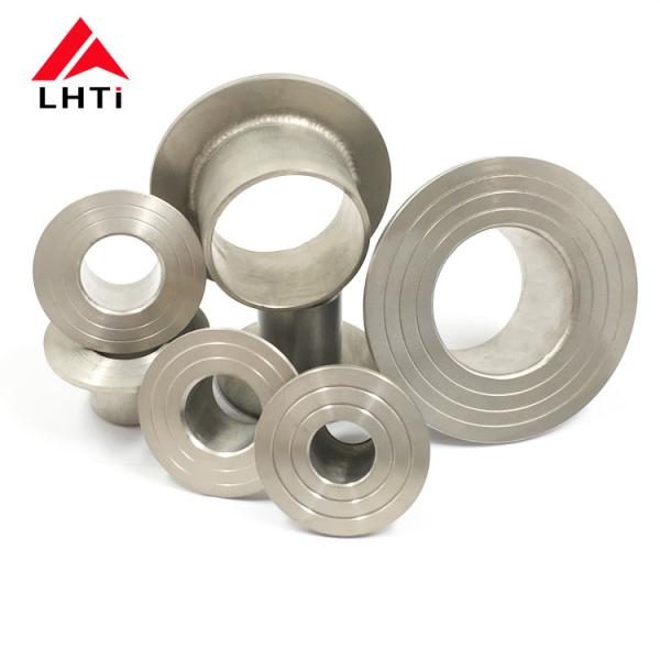 Quality ASTM B363 WPT2 Titanium Lap Joint Stub End Cap Fitting for sale