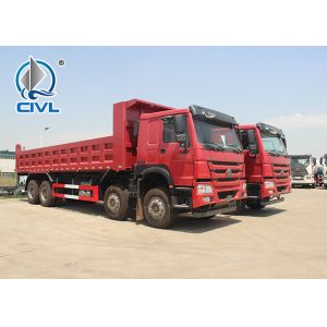 Wholesale Sinotruk HOWO7 8X4 10Tires 20M3 Bucket Heavy Duty Dump Truck For With Frond Lifting EUROII With 371hp from china suppliers