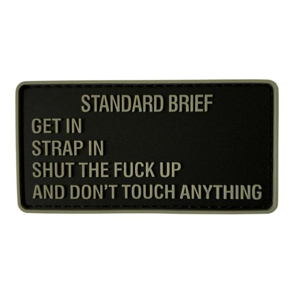 Standard Brief Military Tactical Hook Patch PVC patch