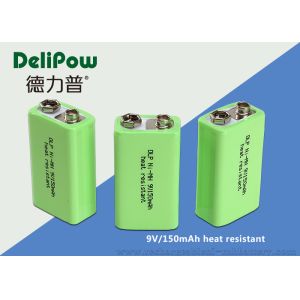 150mAh Rechargeable Batteries Nimh , Rechargeable 9v Batteries For Wireless
