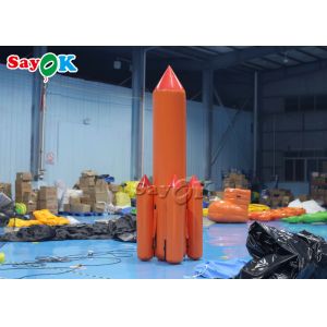 Giant Inflatable 5m Event Promotional Inflatable Sports Games Blow Up Rocket