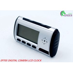Remote Control Wifi Camera Clock Full HD 720P P2P Network For Home / Office