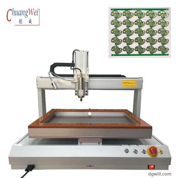 Quality LCD Digital Display Desktop Pcb Router Machine With Robust Frame for sale
