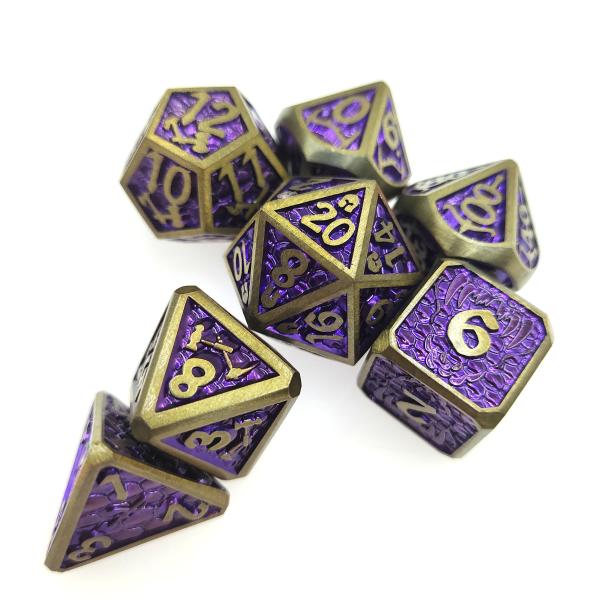 Quality Mini RPG Dice 7 Piece Tiny  Polyhedral Set magic the gather chip Dice Sets for sale