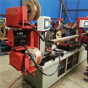 China 4000mm 4 Sides P Shaped Step Beam Welder Machine Delta PLC Control on sale