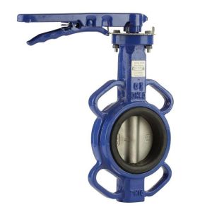 chinese factory wholesaler pn16 Cast Iron Wafer type butterfly valve Electric