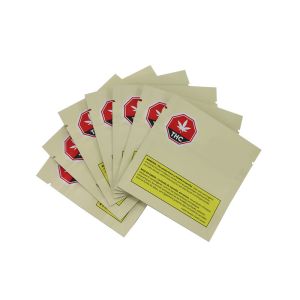 Wholesale Airtight Mylar Weed Wrapping Bags with Glossy Matte Surface