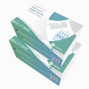 Plastic CE SARS-CoV-2 Antigen Test Set Nasopharyngeal Swab 10 test/box