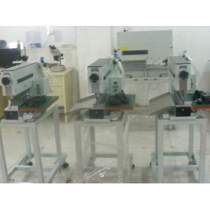 Aluminum Pcb Separator Tool With Ceramic Capacitors, Pneumatically Driven Pcb Depanelizer