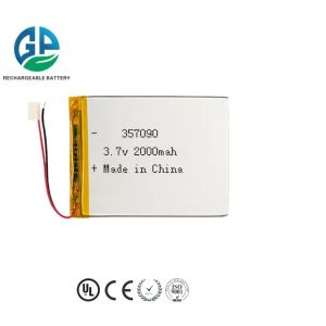 3.7 V 2000mah 357090 Lithium Ion Polymer Power Bank For Rc Helicopter