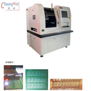 Optional Stainless Steel Inline 17W Laser PCB Depaneling Machine Fiducial