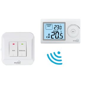 Riseem ABS 230V Smart Digital RF Non-programmable Room Thermostat For Floor