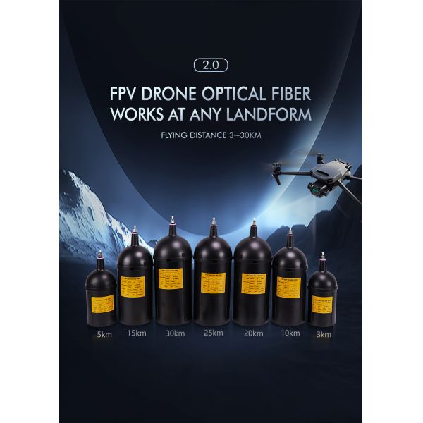 Drone Accessories Distance 10km Drone Optical Fiber with Anti Interference Fpv Fibre Optic Communications