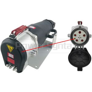 PowerSyntax Wall Mounted Industrial Connector 5P 400A IP67 415V Heavy Duty High