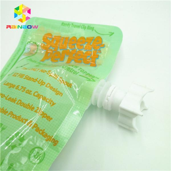 45mic MOPP Plastic Pouches Packaging AL 0.7C Gravure CMYK Food