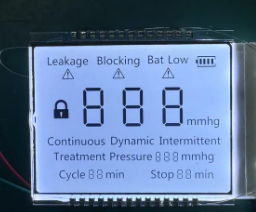 Buy cheap Monochrome White Custom Segment LCD Display HTN Positive 3.3V 27PIN from wholesalers