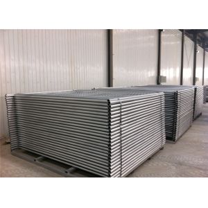 Yellow PVC Coated Hot Dipped Galvanized Temporary Fencing Panels 2100mm x 2400mm