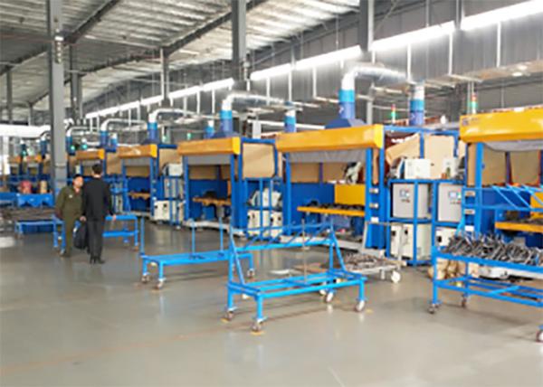 Quality Labor Saving Automatic Welding Production Line With Loading And Unloading Robot for sale
