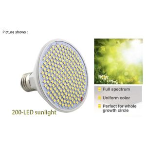 165Cm Flexible Gooseneck Hose 200 LED Phyto Lamp Plant Grow Light