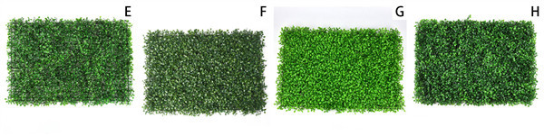 Artificial Flower Lawn Synthetic Vertical Garden Eco Friendly 1001D 1001E