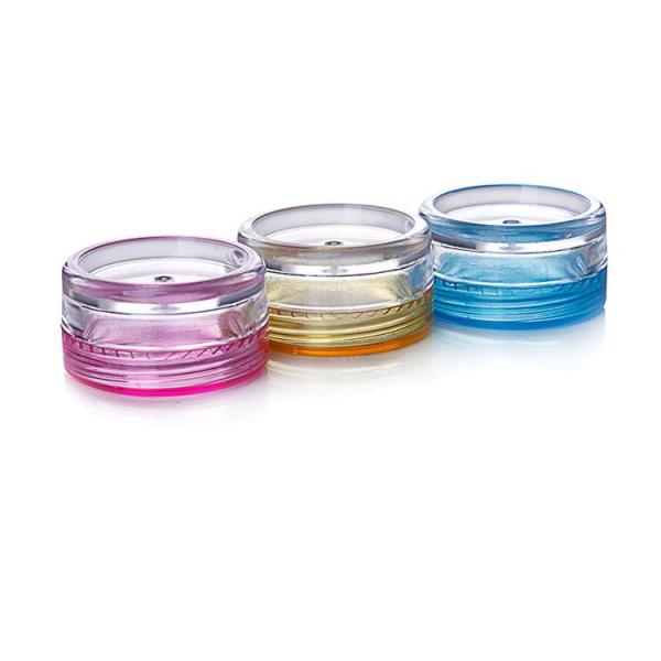 Transparent 250ml Wide Mouth PS Plastic Containers For Body Scrubs