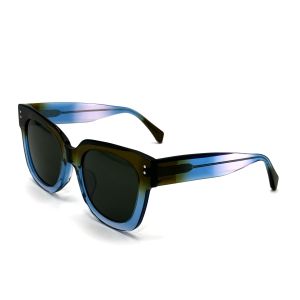 AS100 Womens Square Acetate Frame Sunglasses with 100% UV Protection