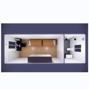 Readymade Single Bedroom Container House Custom Modern Tiny Container Homes