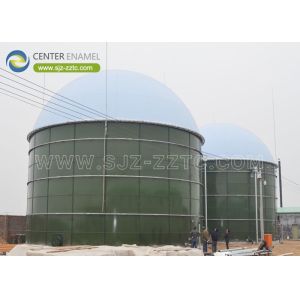 Wholesale Center Enamel Provides CSTR Reactor For Sierra Leone Biogas Project from china suppliers