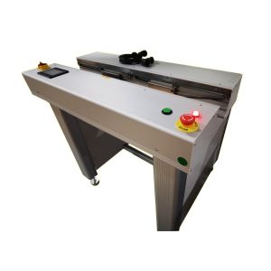 0.8m To 1m PCB Inspection Conveyor Dual Rail High End With Dust Cover