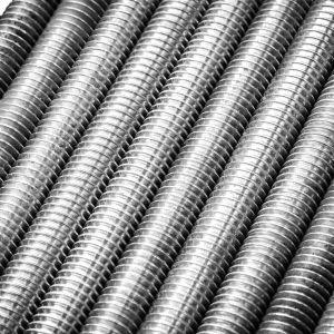 Grade 4.8 Galvanized Carbon Steel Gi Stud Threaded Rod for Industrial Applicatio