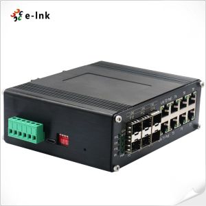 Industrial L2+ 8-Port 10/100/1000T 802.3at PoE + 6-Port 1000X SFP Managed