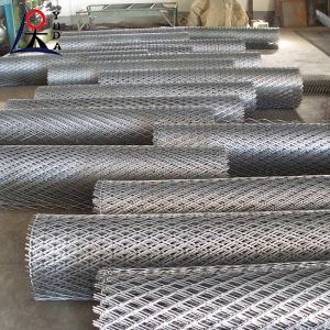 Galvanized Diamond Expanded Metal Mesh / Wire Mesh For Security