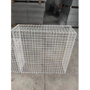 Prices Square Hole PVC Coated Galvanized 80x100mm Gabion Box Baskets for Fence