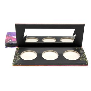 Hot Stamping Custom Makeup Packaging / Eyeshadow Paper Palette CMYK PMS Printing
