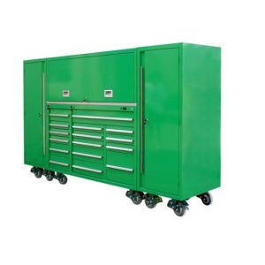 Car Repair Garage Workshop Metal Tool Cabinet with Locker Rolling Tool Box