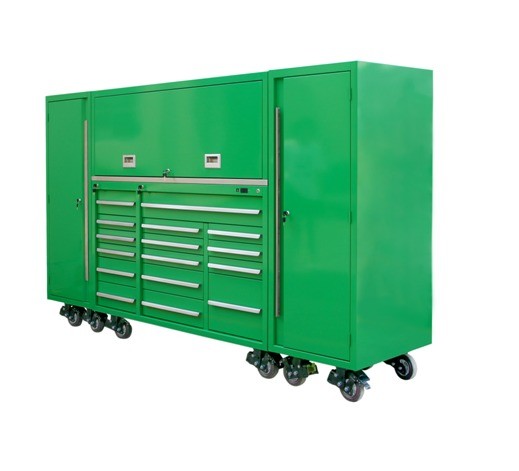 Car Repair Garage Workshop Metal Tool Cabinet with Locker Rolling Tool Box