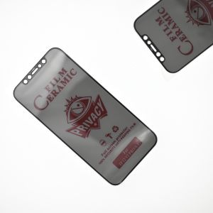 Ceramics Privacy Tempered Glass Screen Protector Clear For Iphone 12 Pro Max