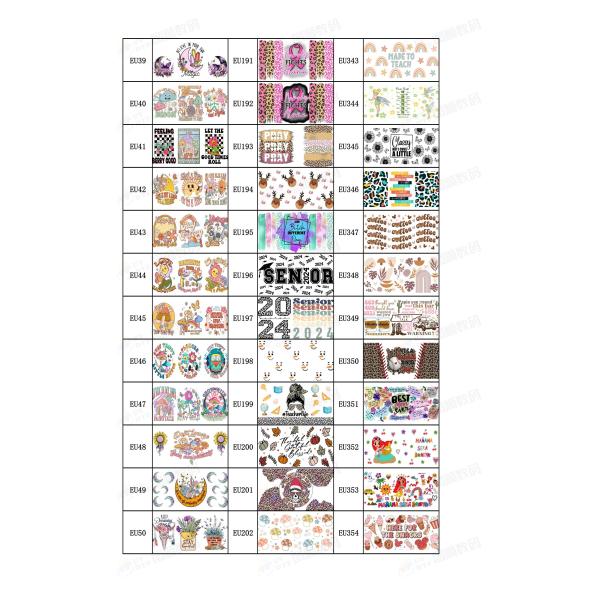 DTF Wrap Custom UV Transfer Stickers ISO9001 SGS ROHS