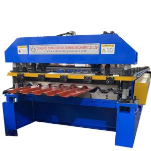 Adjustable Width U Panel Roof Sheet Making Machine PLC
