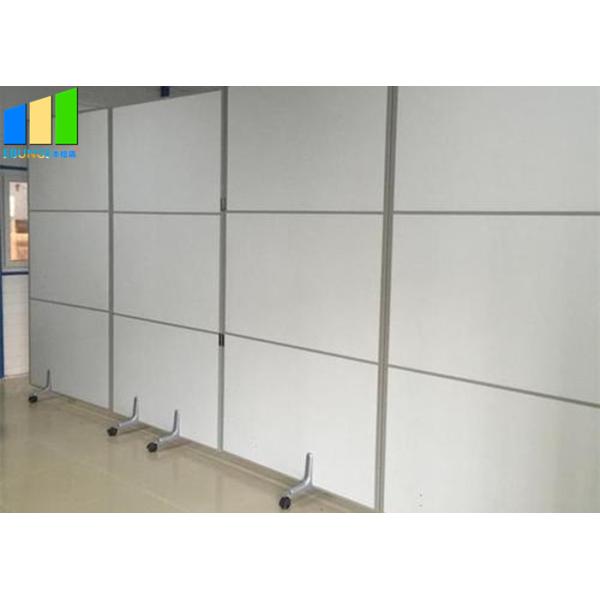 Quality Restaurant Low Hight Folding Wall Partition With Wheels Mdf Melamine Office Divider With Wheels for sale