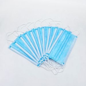 Disposable Earloop Face Mask , Meltblown Nonwoven Fabric Face Mask