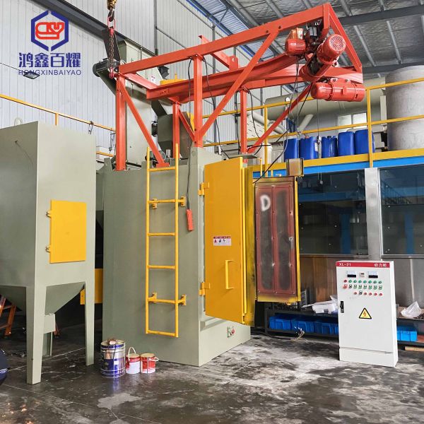 Large Section Steel Shot Blasting Machine Hook Type