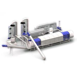 Paint Remover Used Beverage Cans Decoating Machine UBC Continuous Decoating