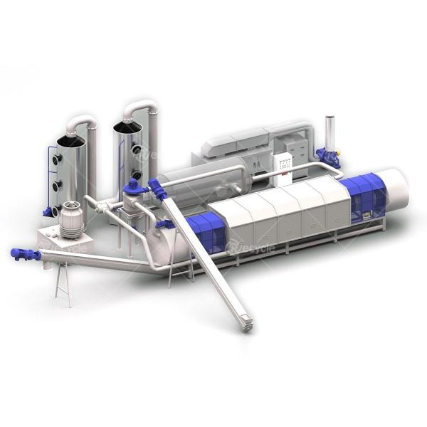 Paint Remover Used Beverage Cans Decoating Machine UBC Continuous Decoating